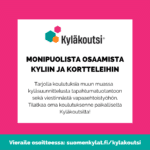 Osaamista kyliin ja kortteleihin