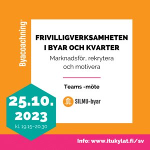 Frivilligverksamheten i byar och kvarter @ Online