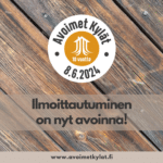 Avoimet Kylät -päivä on Suomen suurin kylätapahtuma – ja haluamme sinun kyläsi mukaan!