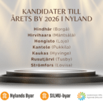 Sju särpräglade byar tävlar om titeln Årets by i Nyland